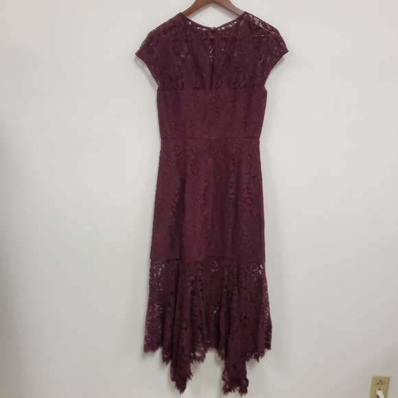 Banana Republic Womens Floral Lace Maxi Dress Size 4 Party Wedding Formal - Picture 3 of 12